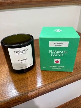 Flamingo Estate Empty Glass Candle Holder with box